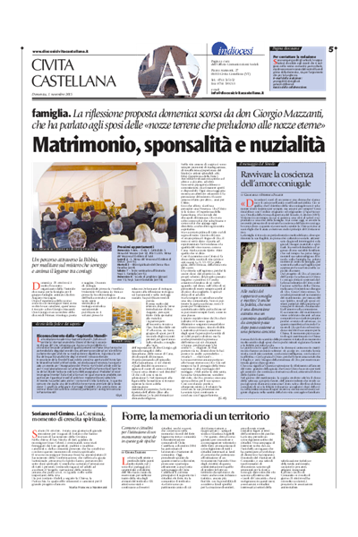 Avvenire - pagina diocesana del 01/11/2015